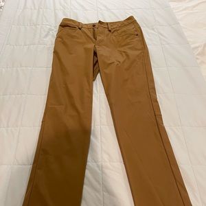Brown Lululemon ABC pants